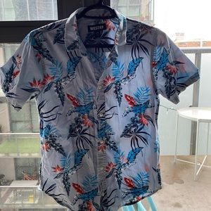 Boys Hawaiian Button Down Tee